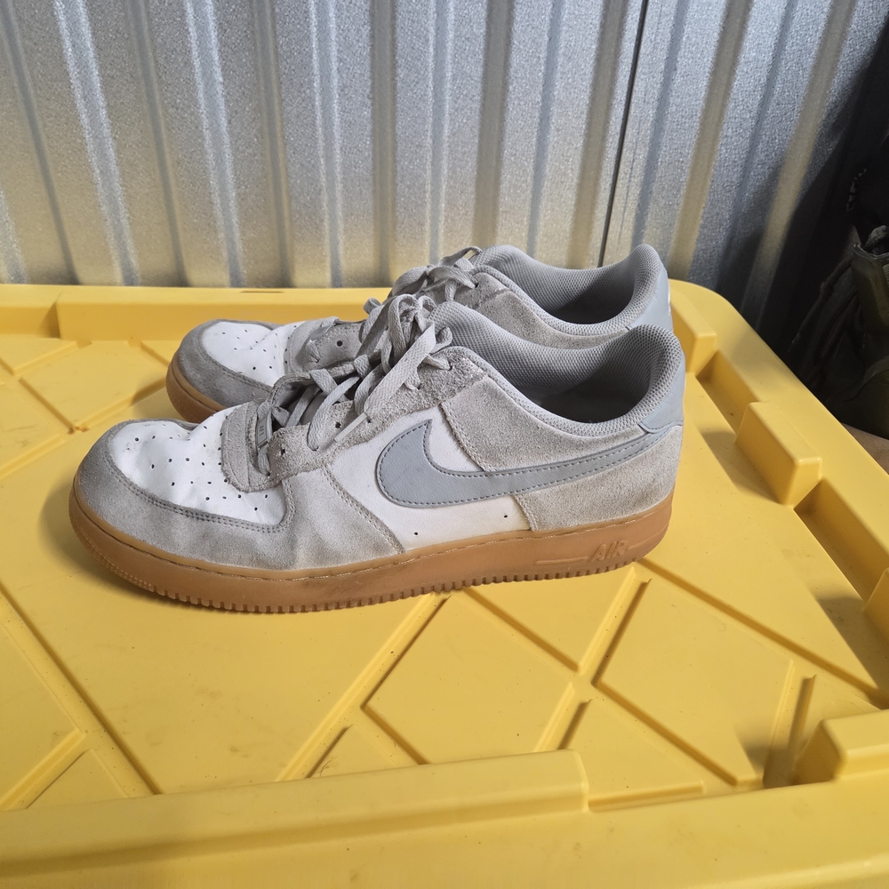 Nike Gray and White Athletic Shoes
